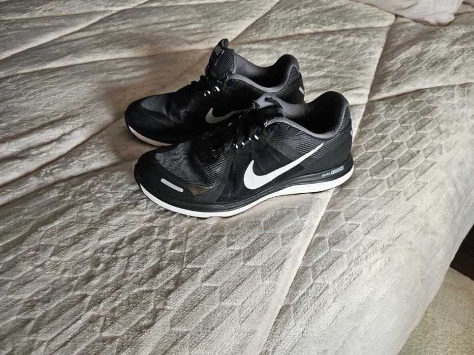 Nike, Спортни обувки Dual Fusion X 2 за бягане, Тъмносив