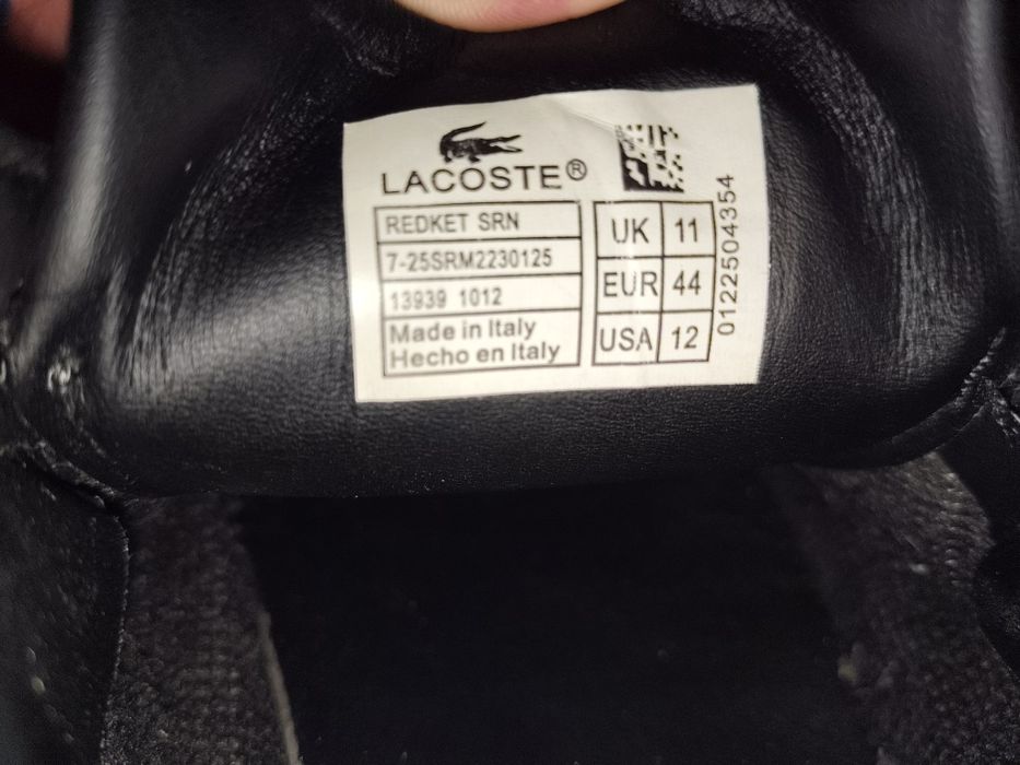 LACOSTE кроссовки