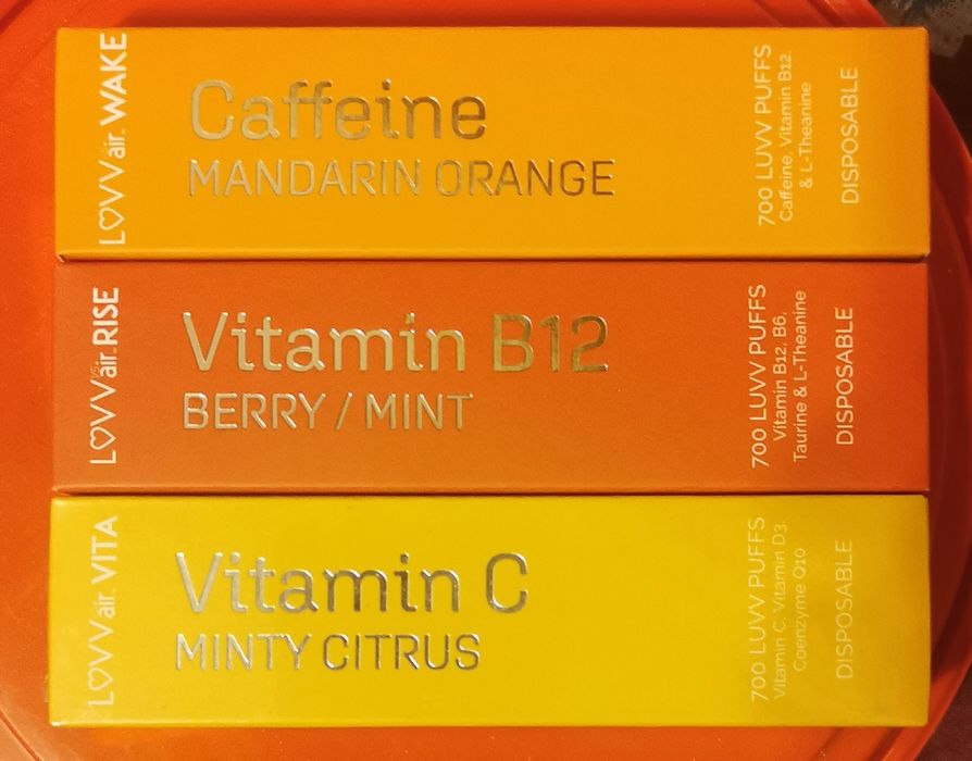 Inhalatoare luvv vitamine, vap, fara nicotina, 700 inhalari