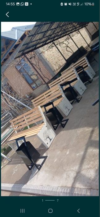 Скамейка урно бейсетка