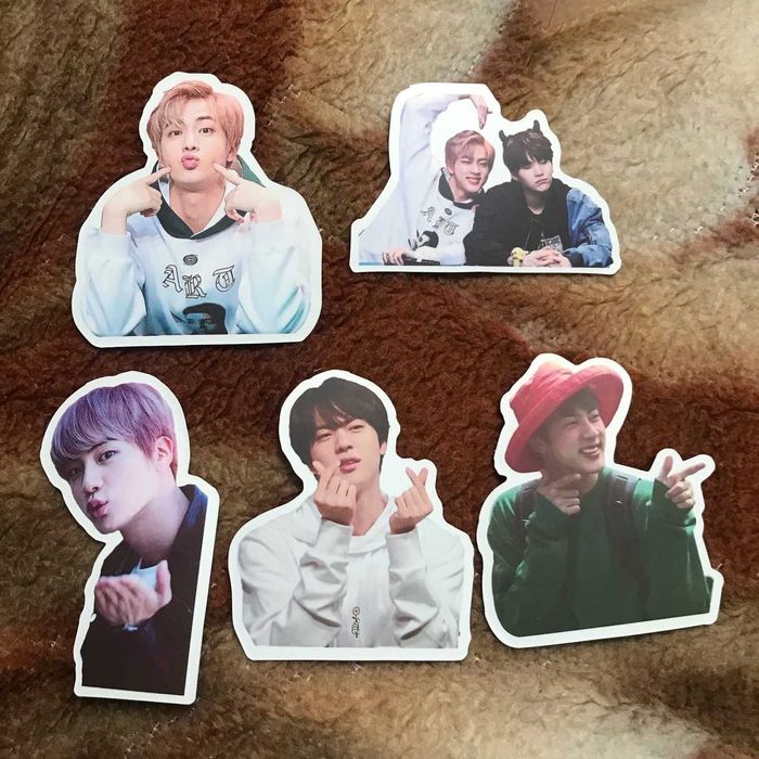 Шикарные наклейки для тетрадей с BTS