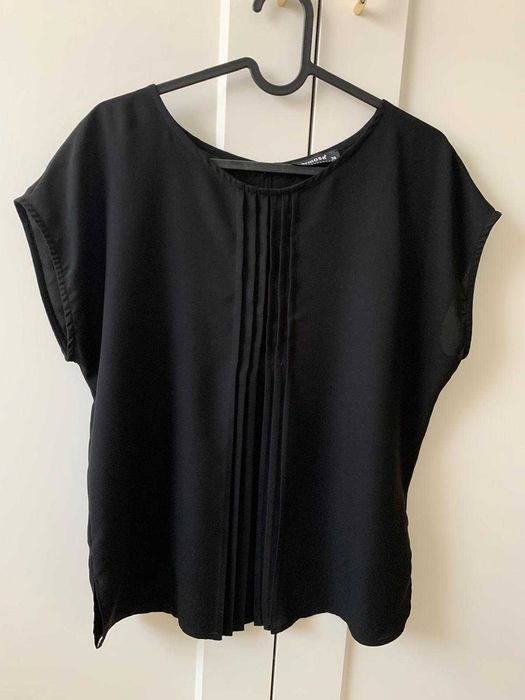 Bluza Hermosa, marime 38 (bust 51 cm) culoare negru