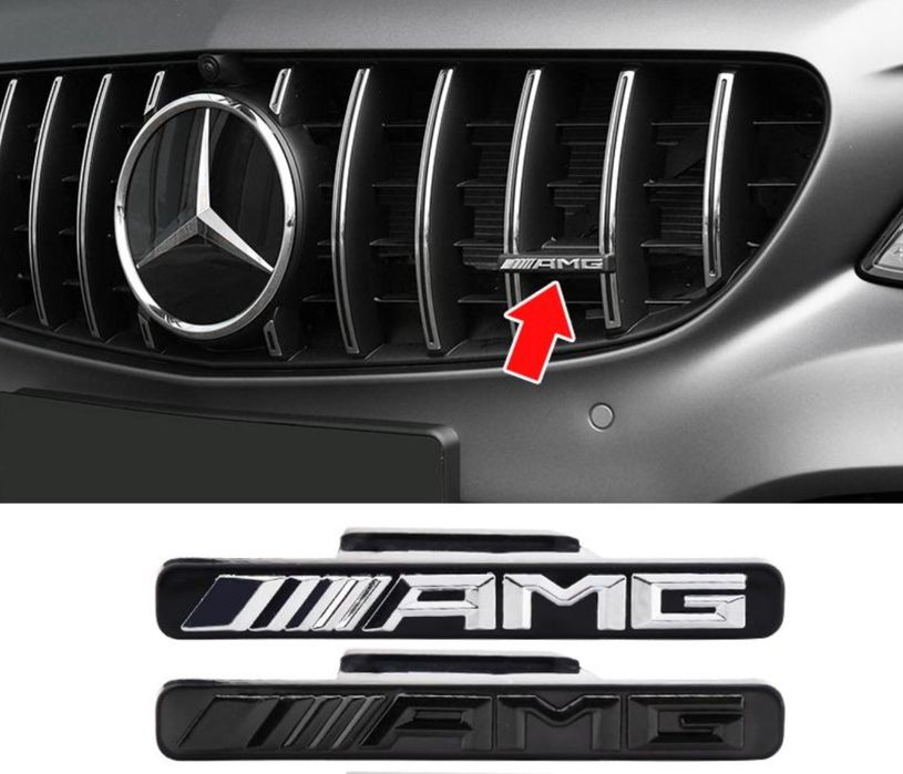 Emblema-Sigla-Logo-Mercedes-AMG-Grila-Panamericana