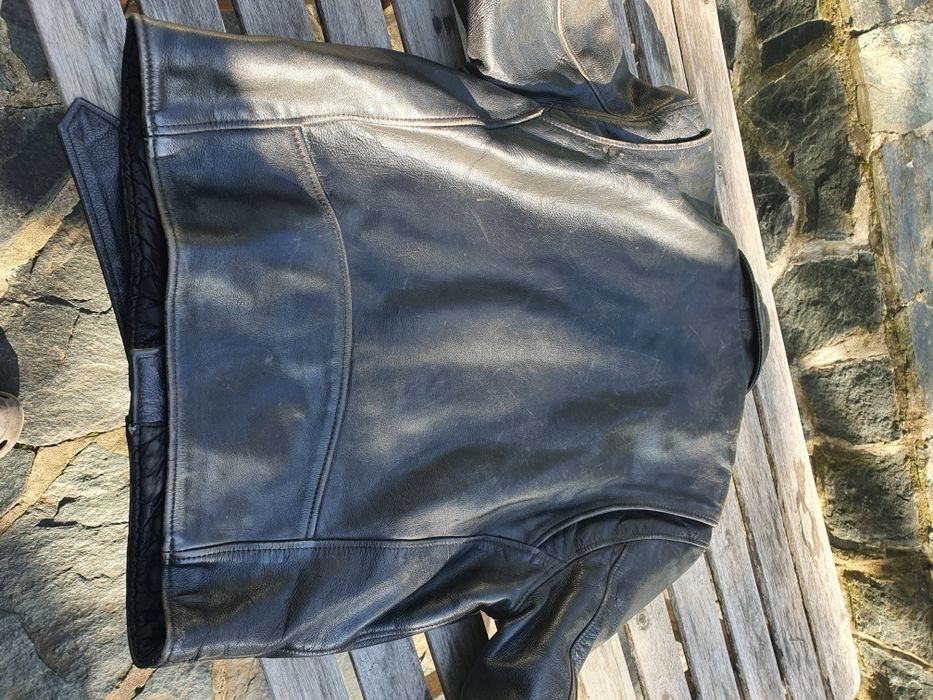 Рокерско дамско  кожено яке 40 номер