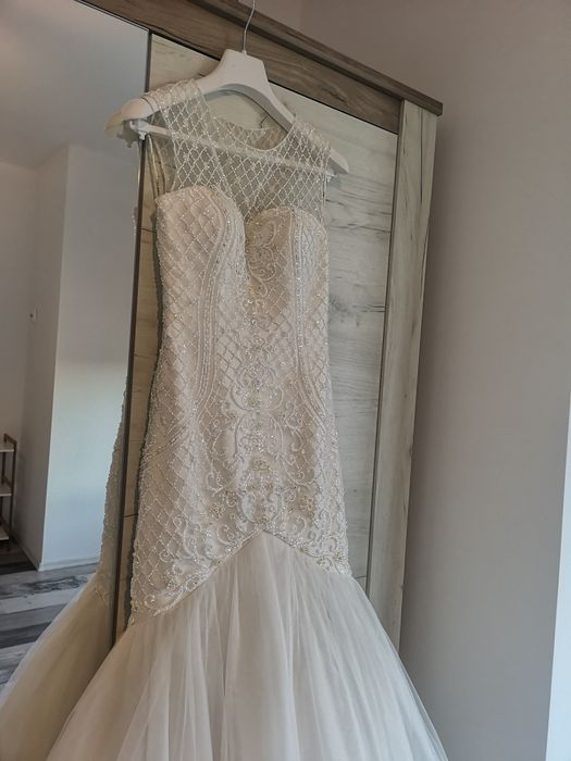 Rochie de mireasa Rosa Clara sirena unicat!