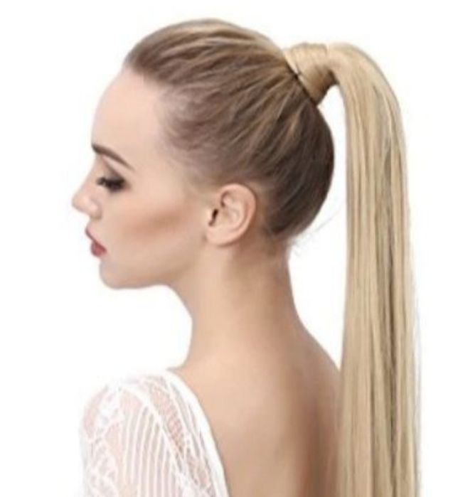 Опашка за коса - пепеляво/пясъчно русо