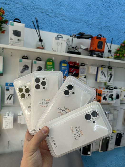 Husa Transparentă pentru IPhone 16, 16 Plus,16 Pro,16 Pro Max