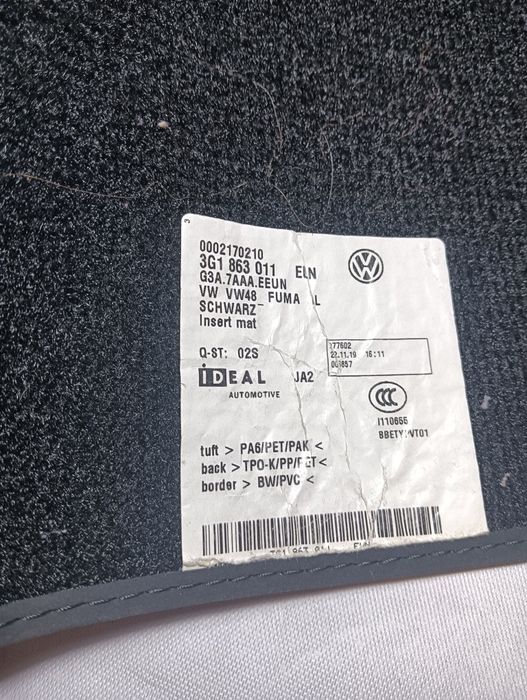 Set Covorase mocheta OEM - Passat B8