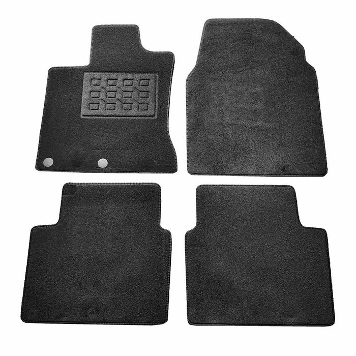 Covorase mocheta Nissan Qashqai 2 10/2008- Negru, set de 4 bucati