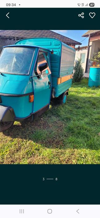 Piaggio Ape 50 barbeque