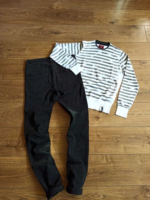 JACK & JONES дънки и блуза ръст 170