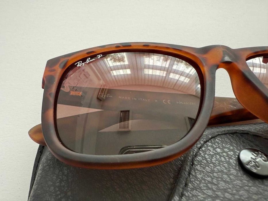 Ray-Ban Polarizati Justin RB4165 865/T5 ochelari de soare unisex