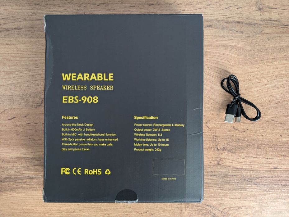 Носимые на шее динамики EBS-908