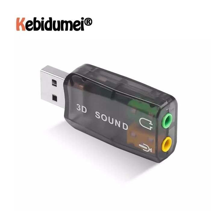 Аудио адаптер usb adapter audio usb аудио карта