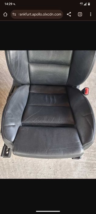 Кожен салон s-line audi a6c6 4f , седалки Ауди а6ц6 4ф