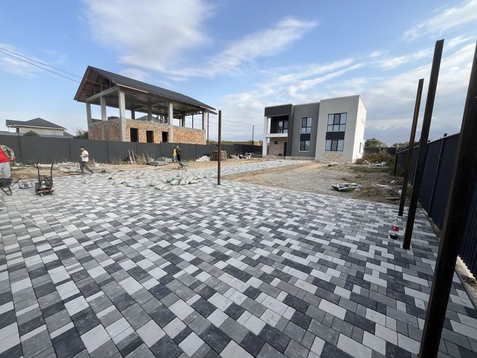 Укладка брусчатки