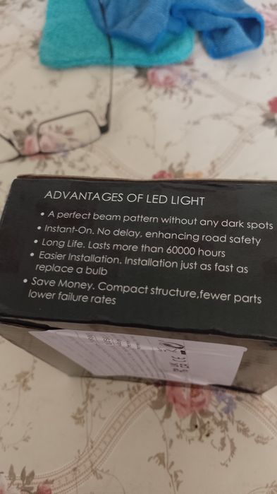 Vînd bec led far 76000 Km h7