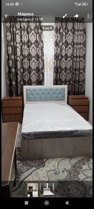 Аренда Ттз-1 (школа 210) 2/2/4 с мебелью и техникой. Цена: 400$