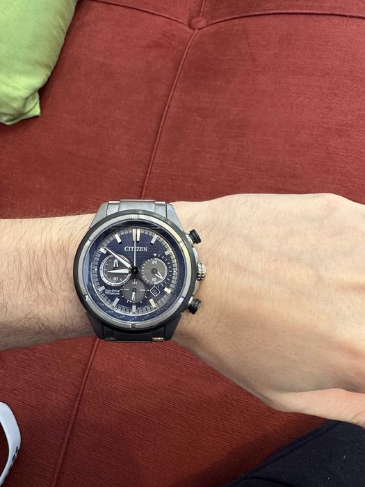 Ceas Citizen Eco-Drive Super Titanium Chronograph 46mm