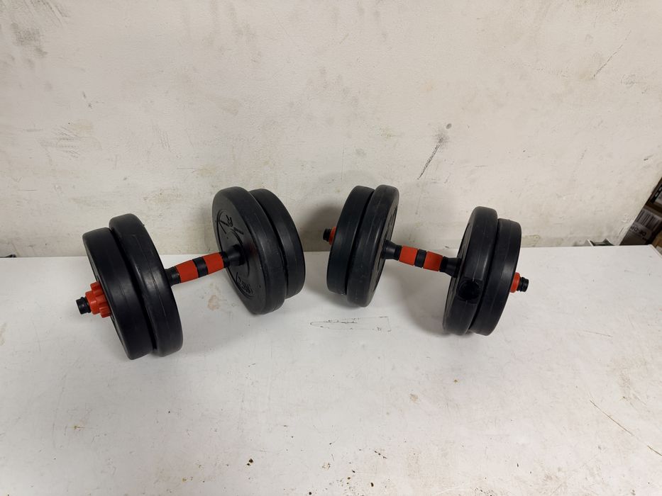 Gantere reglabile set 20 kg. Noi 10 kg+10 kg=20 kg. Pret Promo 170 lei