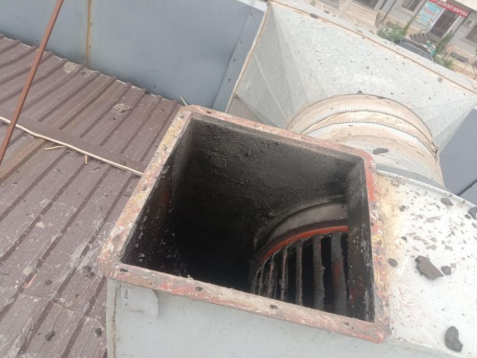 Ventilatsiya tozalash. Chistka zont truba  ornatamiz