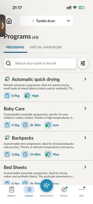 Сушилня Haier HD90-A3959 A+++ Wi-Fi