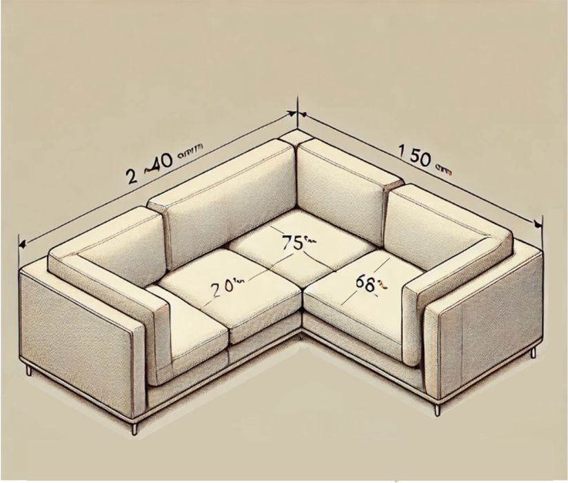 Диван угловой с ящиком для хранения