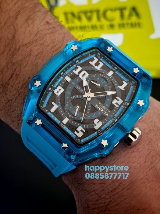 INVICTA Cyclone Blue 49 mm, Инвикта нов ръчен часовник