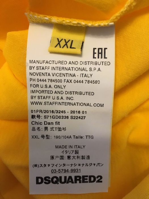 Dsquared2 Chic Dan Fit T-shirt