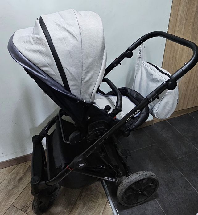 Бебешка количка Riko Ultima ultra light сива