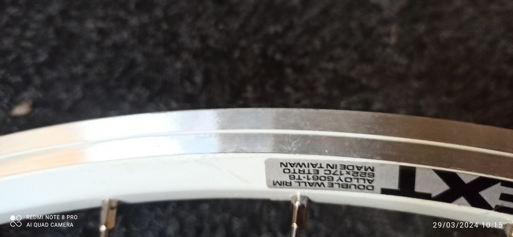 Roată 28-29 Nexus 7 spițe  Inox jantă dublă aliaj dublucapsată