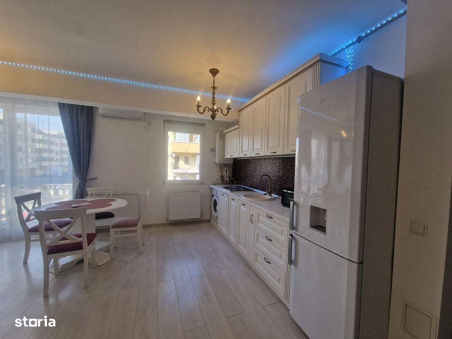 Tomis Plus- 2 camere, mobilat-utilat complet, termen lung, etaj 2-400e