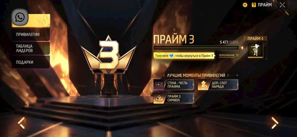 Аккаунт уступок есть