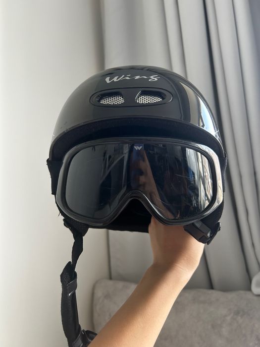 Продам шлем + очки горнолыжный