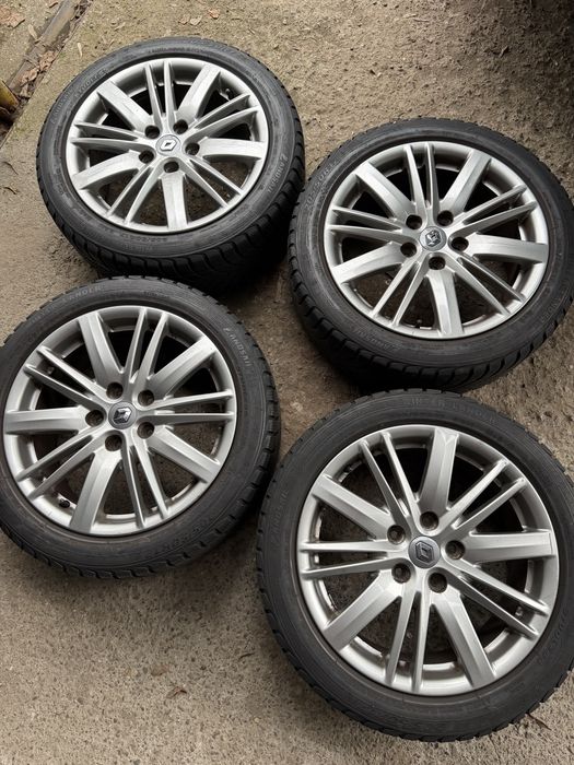 Jante aliaj Renault, 5x114.3 anvelope M+S 205 50 R17