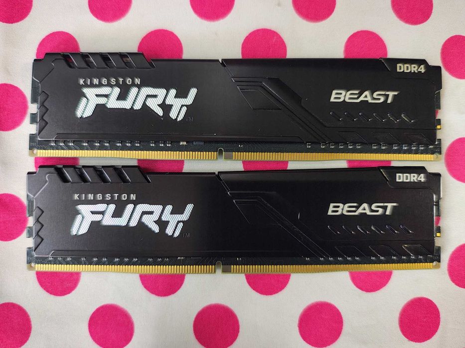 Memorie Ram Fury Beast 16GB (2x8GB) DDR4 3600MHz.