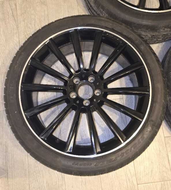 Set Jante 20 originale Mercedes S W222 C217 A217 AMG 8,5j 9,5j Negru