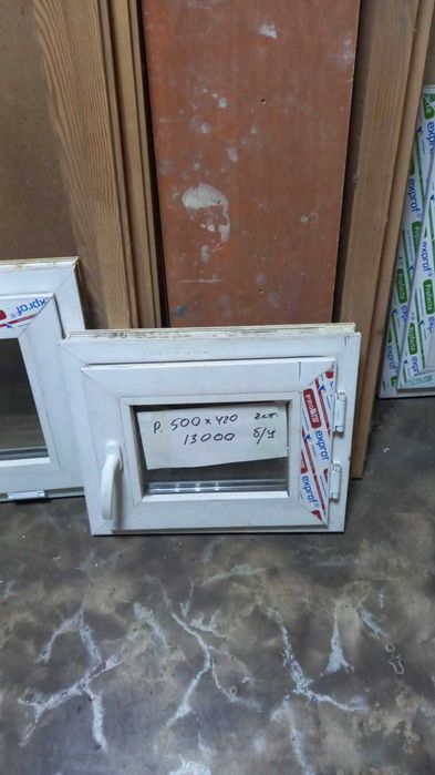 Продам новые и БУ окна, двери.