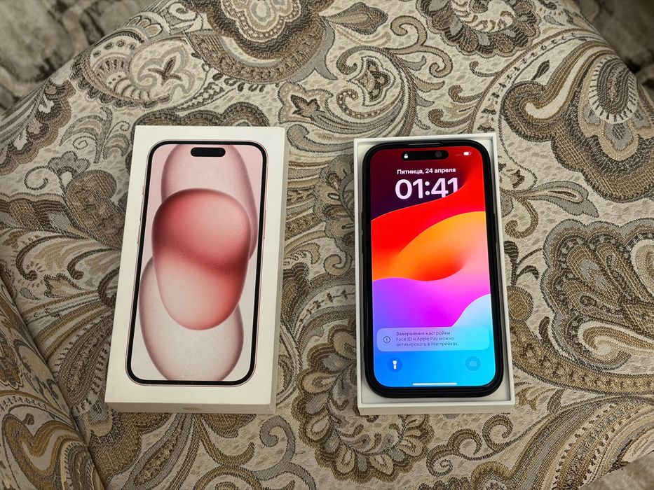 Iphone 15 128 GB pink розовый