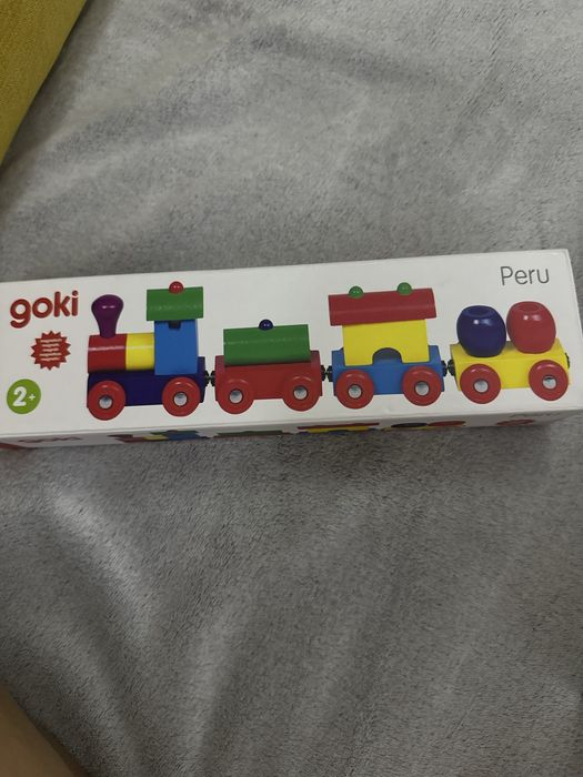 Дървена играчка влакче  goki