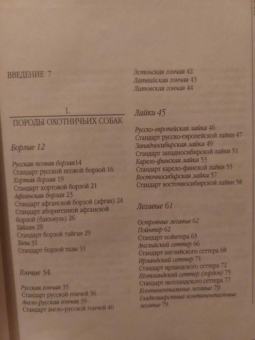 Охотничьи  собаки