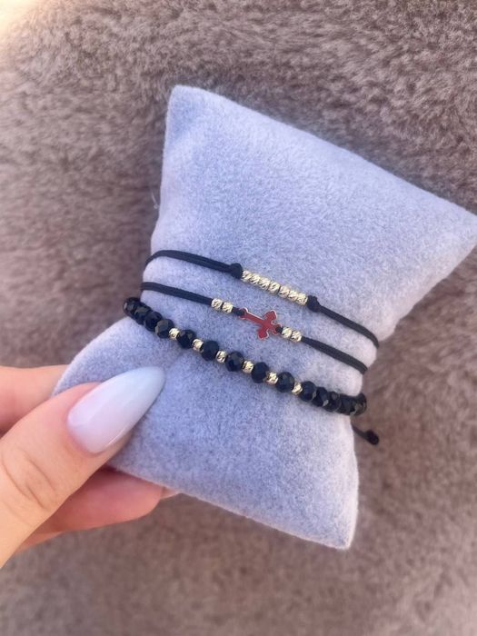 Set 3 bratari cu aur 14K