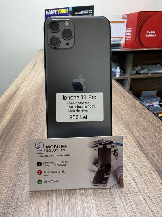 Iphone 11 Pro 64 Gb 100% Stare baterie