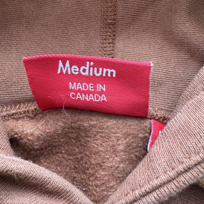 Supreme Rust Brown Teal FW17 Hoodie