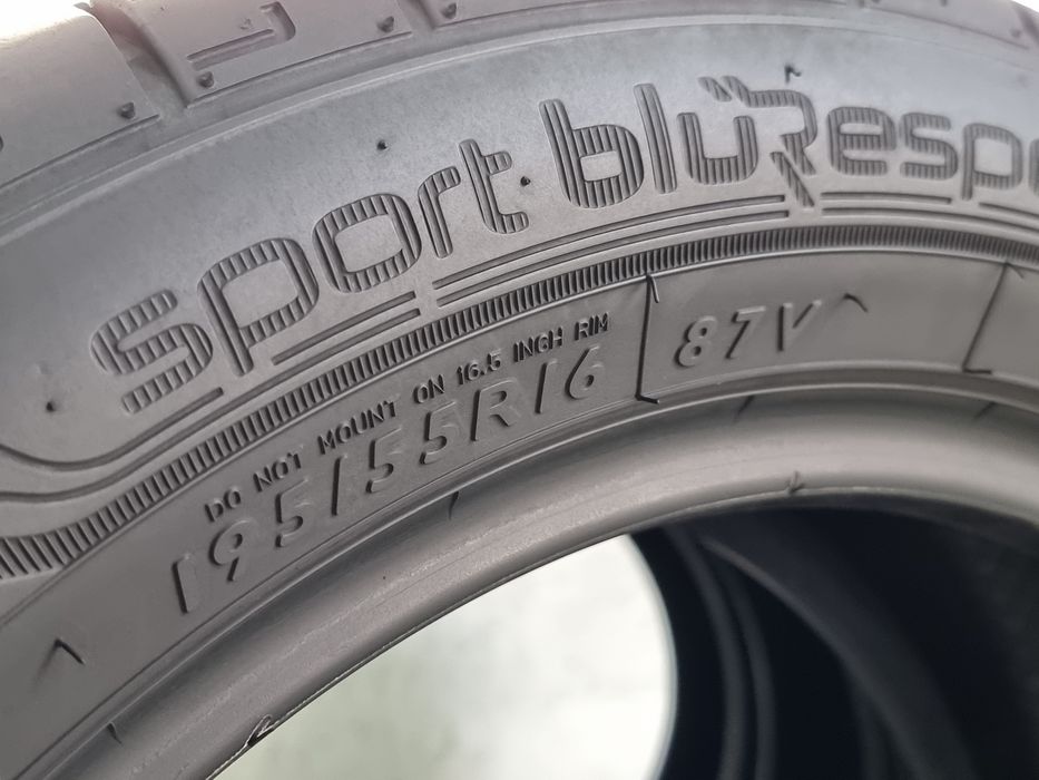 195/55/16 Dunlop 4Броя: 110€ 7.5мм
