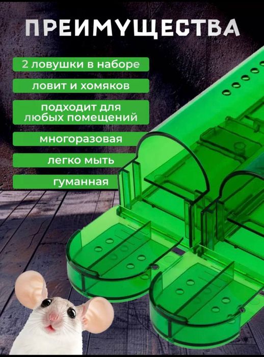 Гуманная Мышеловка от грызунов