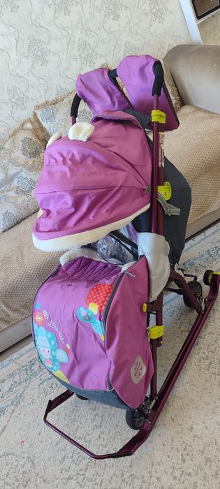 Санки Коляска Ника почти новые