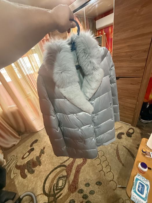 Пуховик zilly натуральный мех