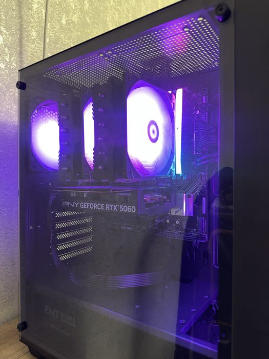 Игровая мощная сборка, Ryzen 5 9600X, RTX5060, 2*16 DDR5 CL30
