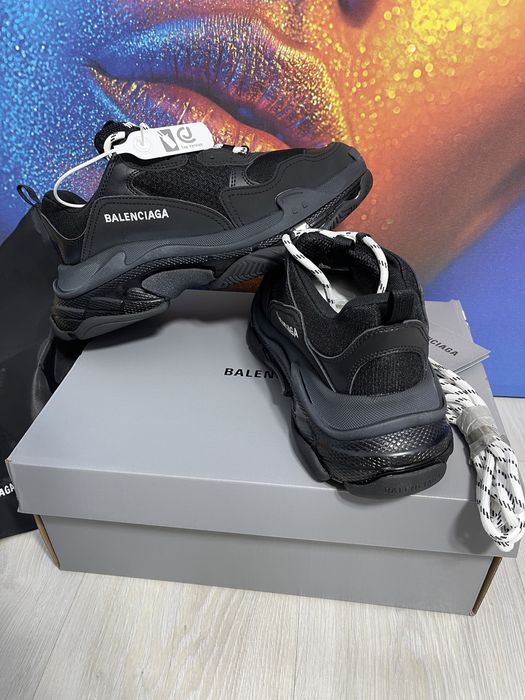 Adidasi Balenciaga Triple S piele naturala Premium